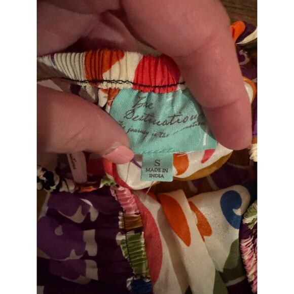 True Destination Resort Wear Jumpsuit Womens Satin Strapless Wide Sz:small - Picture 3 of 7